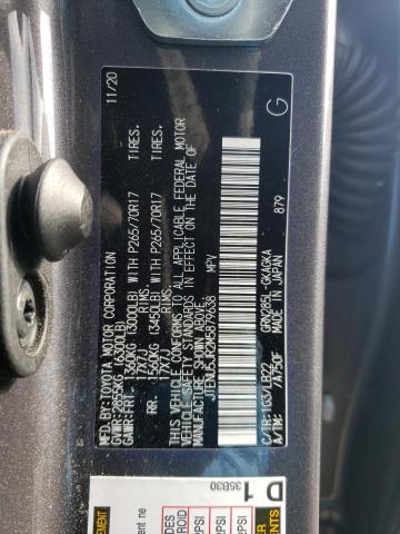 JTENU5JR2M5879638 | 2021 TOYOTA 4RUNNER SR