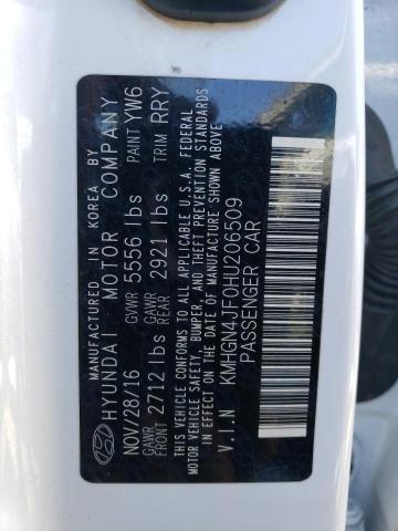 2017 GENESIS G80 ULTIMA KMHGN4JF0HU206509