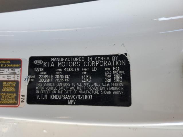 KNDJP3A59K7921803 | 2019 KIA soul +