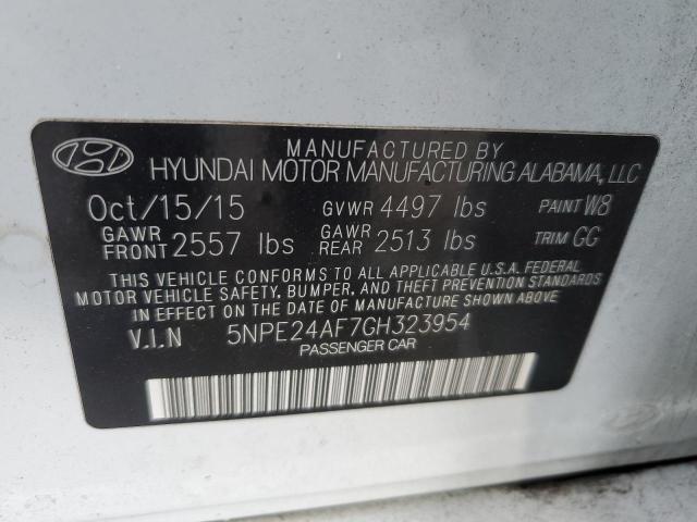 5NPE24AF7GH323954 | 2016 HYUNDAI SONATA SE