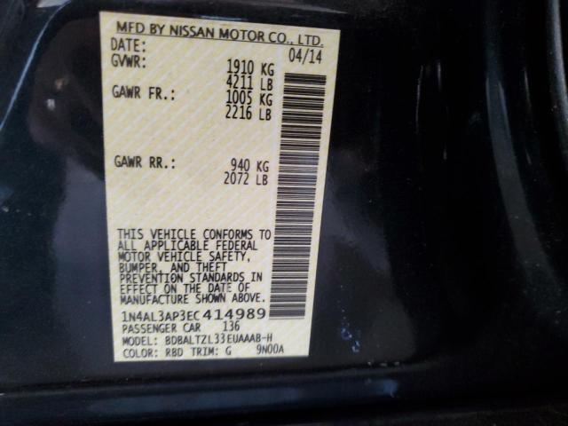 1N4AL3AP3EC414989 | 2014 NISSAN ALTIMA 2.5