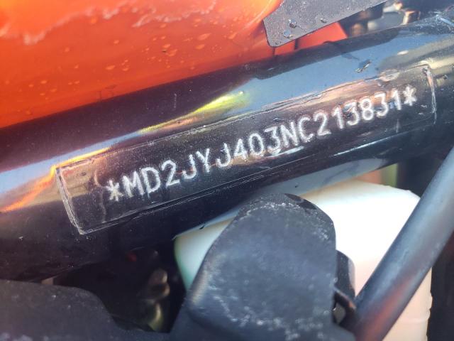 2022 KTM 390 RC - MD2JYJ403NC213831