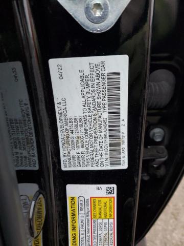 1HGCV1F39NA046452 | 2022 Honda accord sport