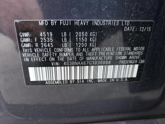 4S3BNAA67G3030088 Subaru Legacy 2.5i