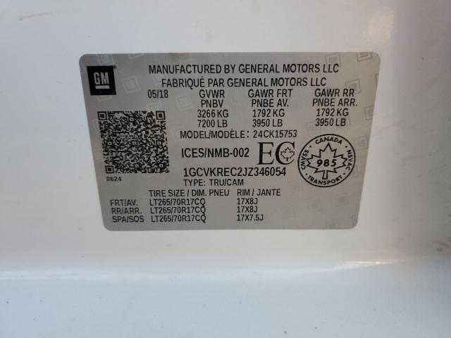 2018 CHEVROLET SILVRDO LT 1GCVKREC2JZ346054