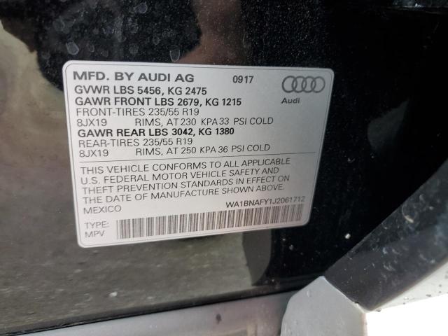 2018 AUDI Q5 PREMIUM - WA1BNAFY1J2061712