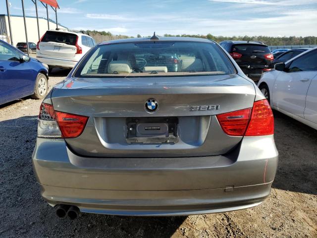 VIN: WBAPH77569NM28881 Auction: COPART Lot: 77796613 Location: SC - NORTH CHARLESTON WBAPH77569NM28881 BMW 3 SERIES 2009 GRAY Photo 6