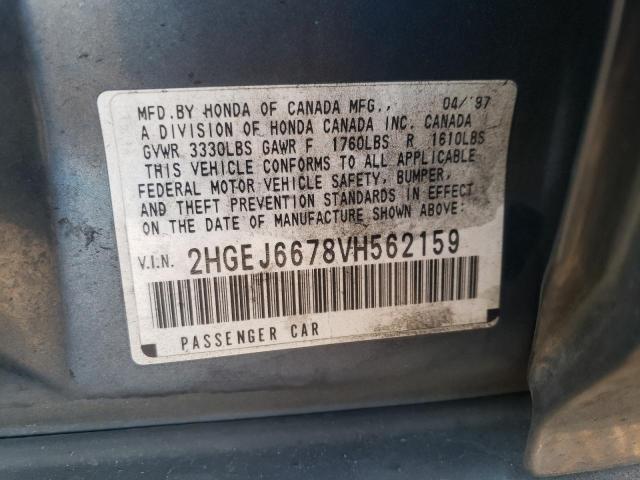 2HGEJ6678VH562159 1997 Honda Civic Lx
