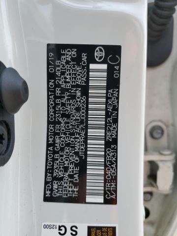JTDEPRAE7LJ000236 | 2020 TOYOTA COROLLA LE