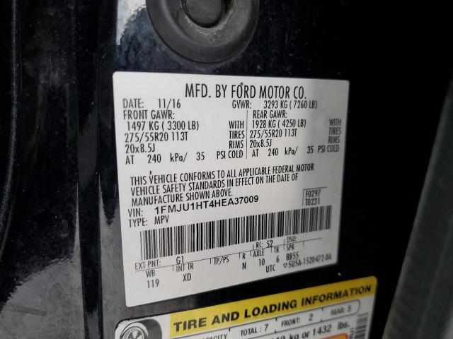 1FMJU1HT4HEA37009 Ford Expedition Xlt