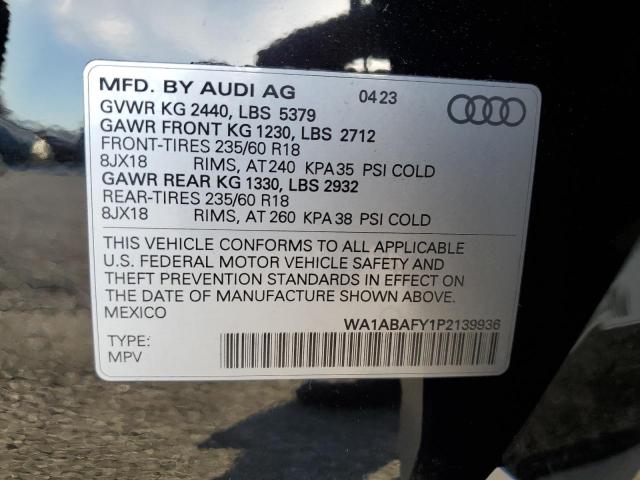 WA1ABAFY1P2139936 2023 AUDI Q5, photo no. 12