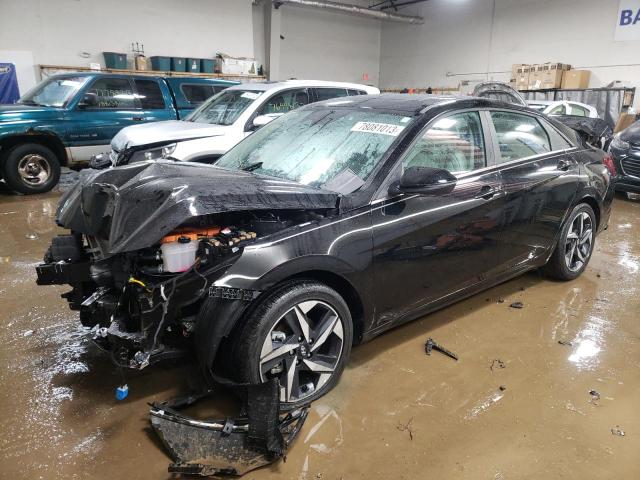 Lot #2478041652 2023 HYUNDAI ELANTRA LI salvage car