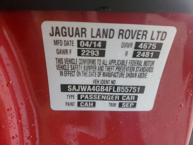 2015 JAGUAR XK SAJWA4GB4FLB55751