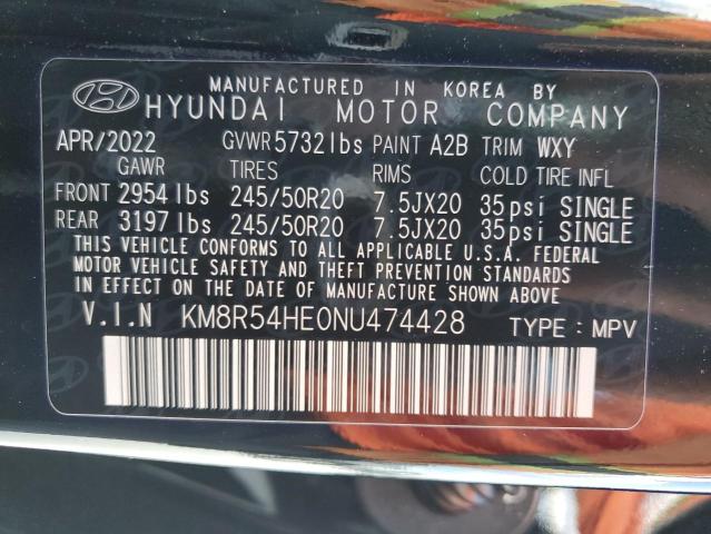 KM8R54HE0NU474428 Hyundai Palisade L 13