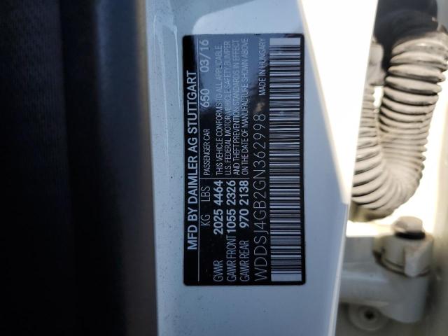 WDDSJ4GB2GN362998 Mercedes-Benz CLA 250 4MATIC