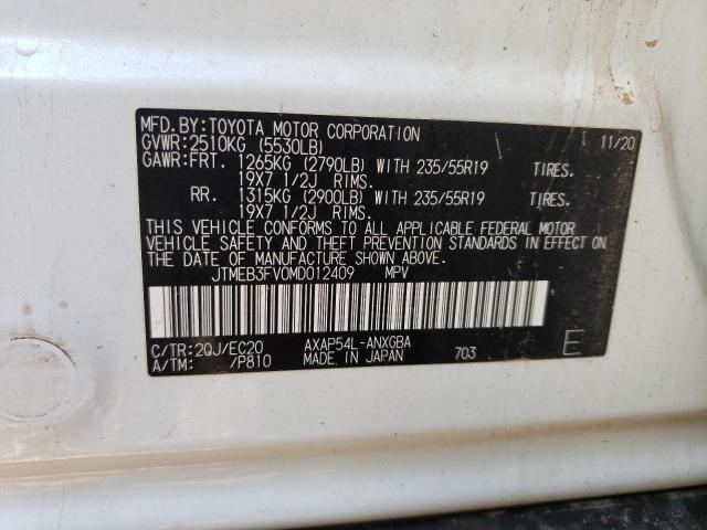 2021 TOYOTA RAV4 PRIME - JTMEB3FV0MD012409