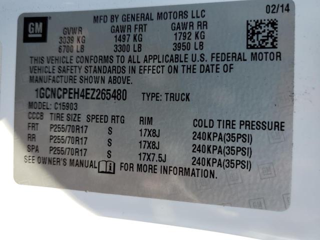 1GCNCPEH4EZ265480 Chevrolet Silverado C1500