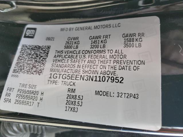 VIN 1GTG5EEN3N1107952 2022 GMC Canyon, Denali no.12