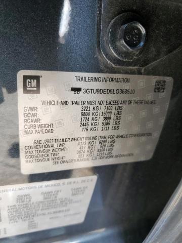 3GTU9DED5LG368510 | 2020 GMC SIERRA K15