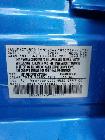 2023 NISSAN SENTRA SR - 3N1AB8DV1PY313094