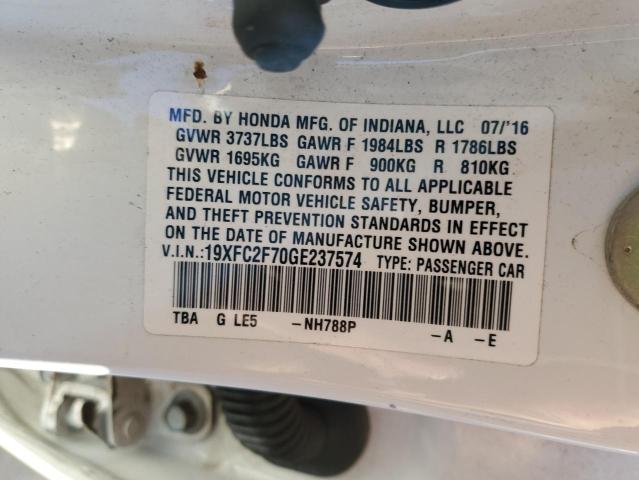 19XFC2F70GE237574 Honda CIVIC EX