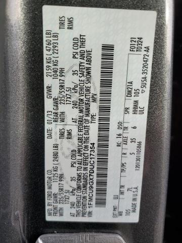 1FMCU9GX7DUC17354 2013 Ford Escape Se