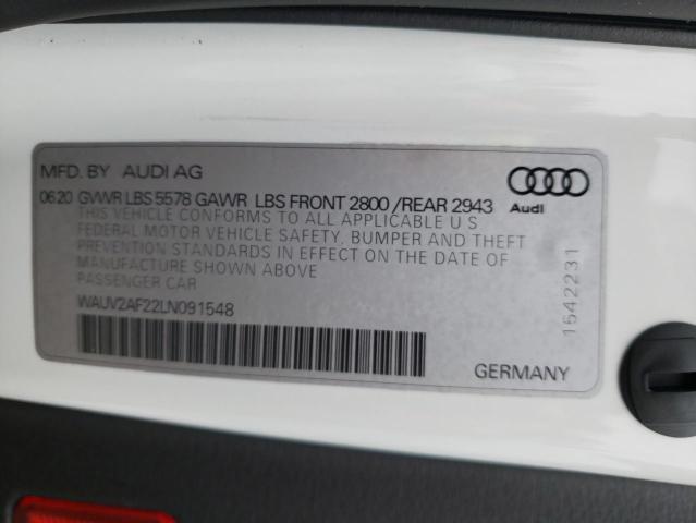 WAUV2AF22LN091548 Audi A7 PRESTIG 12