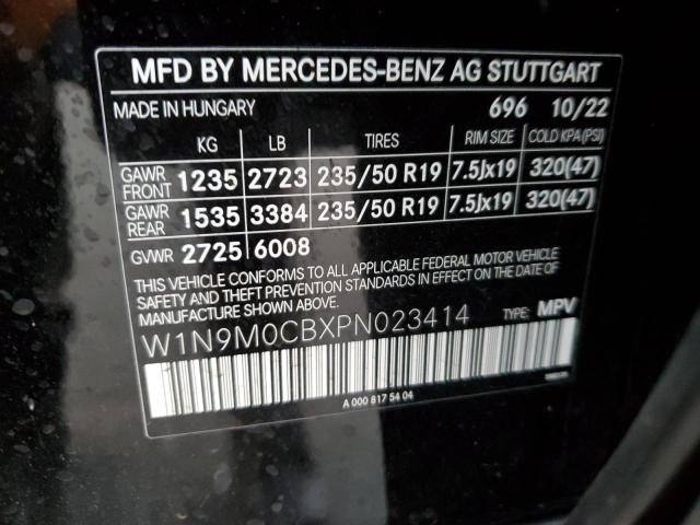 2023 MERCEDES-BENZ EQB 250+ - W1N9M0CBXPN023414