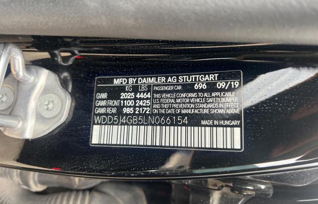 WDD5J4GB5LN066154 Mercedes-Benz CLA 250