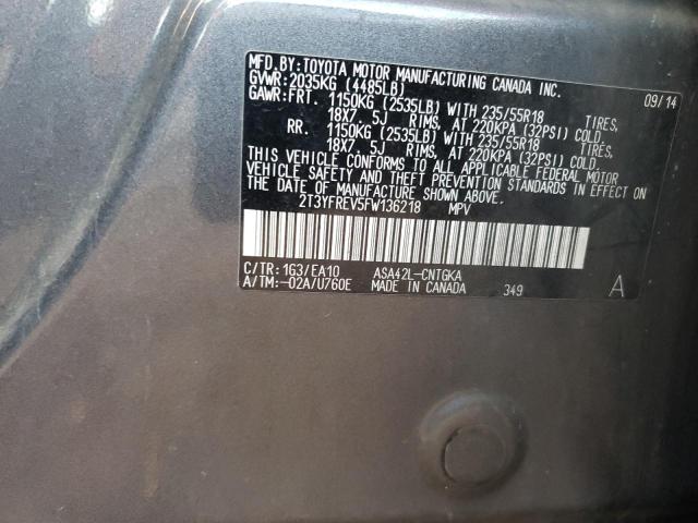 2015 TOYOTA RAV4 LIMIT - 2T3YFREV5FW136218