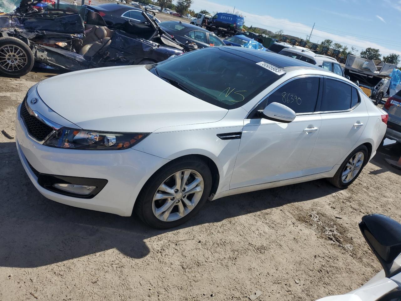 5XXGN4A74DG186391 2013 Kia Optima Ex