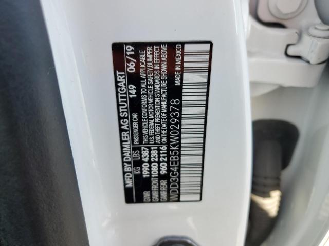 WDD3G4EB5KW029378 Mercedes-Benz A 220