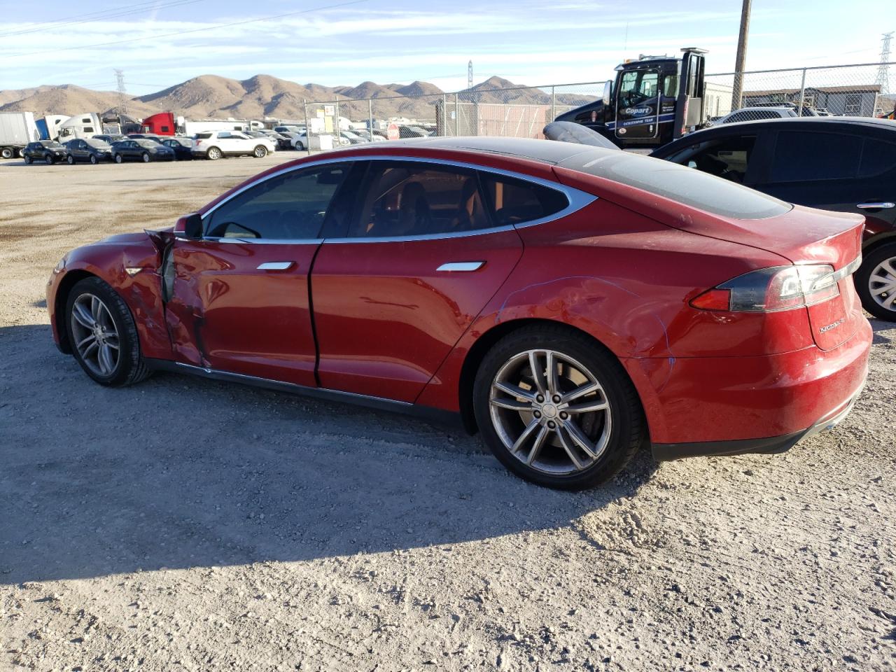 Lot #2192513248 2013 TESLA MODEL S