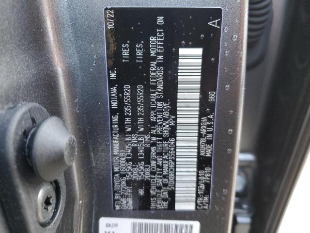 VIN 5TDXBRCH6PS564046 2023 Toyota Highlander, Hybri... no.13