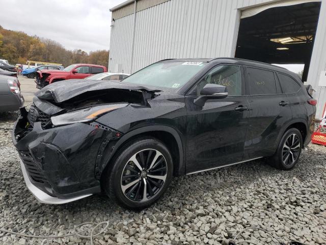 5TDLZRBHXNS225864 Auction: COPART Lot: 74260963 Location: NJ - TRENTON 5TDLZRBHXNS225864 TOYOTA HIGHLANDER 2022 BLACK Photo 1