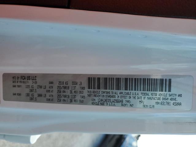 1C4HJXEG5LW296648 Jeep Wrangler Unlimited Sahara