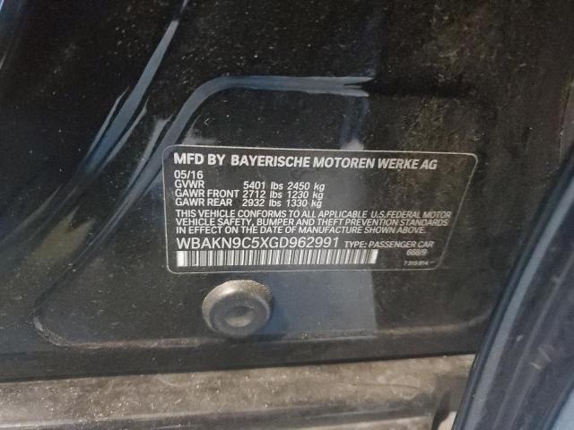 2016 BMW 550 I WBAKN9C5XGD962991