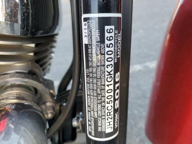 2016 HONDA VT750 C JH2RC5001GK300566