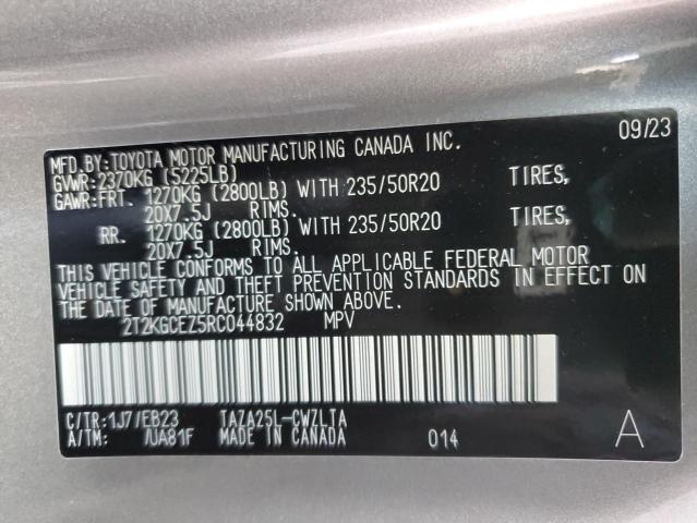 2024 LEXUS NX 2T2KGCEZ5RC044832