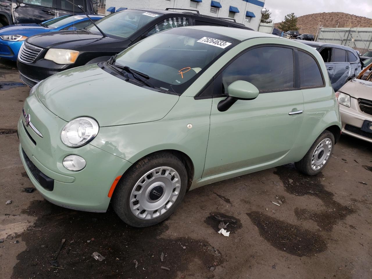 2012 Fiat 500 Pop vin: 3C3CFFAR2CT265140