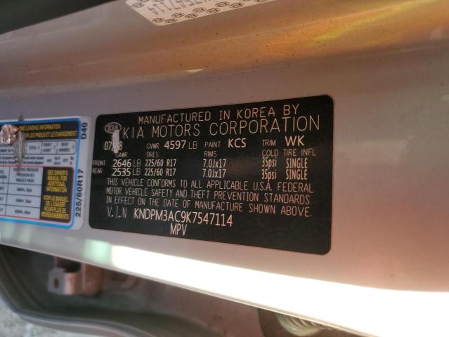 2019 KIA SPORTAGE L - KNDPM3AC9K7547114