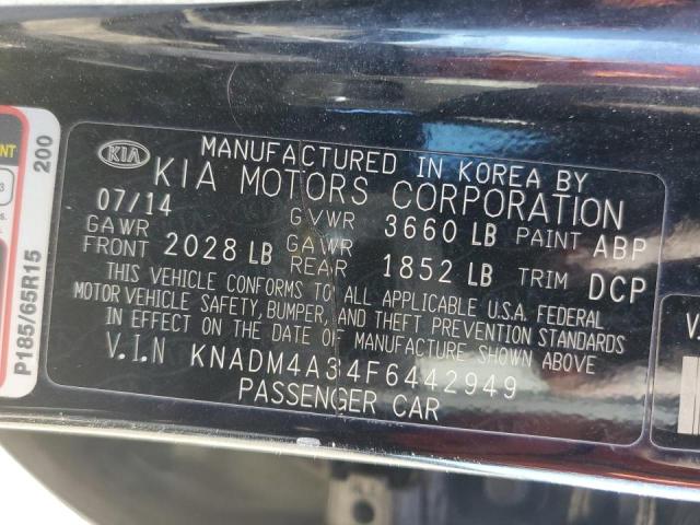 KNADM4A34F6442949 | 2015 KIA RIO LX