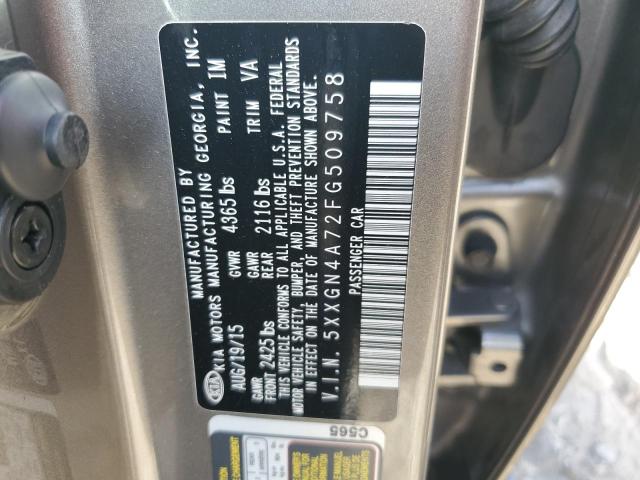 5XXGN4A72FG509758 KIA OPTIMA EX
