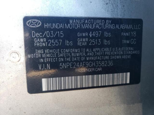 2016 HYUNDAI SONATA SE - 5NPE24AF9GH358236
