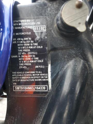 2003 TRIUMPH MOTORCYCLE T100 BONNE - SMT910HN63J164339