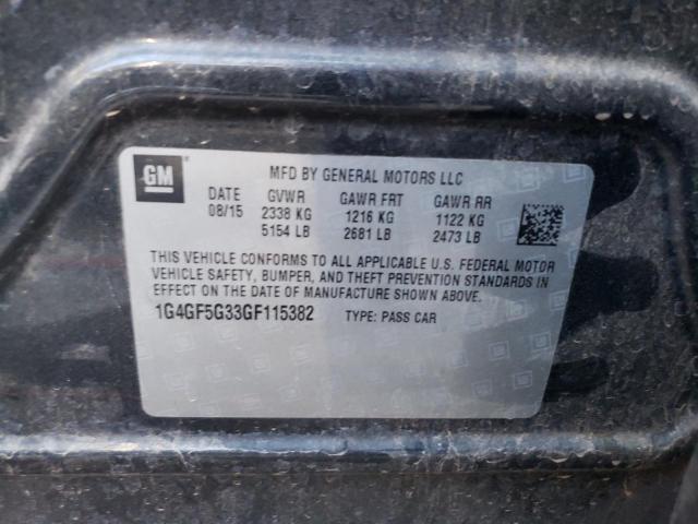 1G4GF5G33GF115382 Buick Lacrosse Premium
