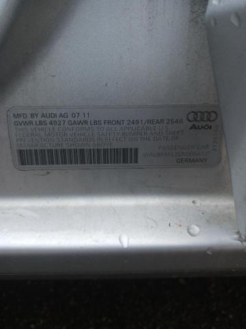 WAUBFAFL2CN005672 2012 AUDI A4, photo no. 10