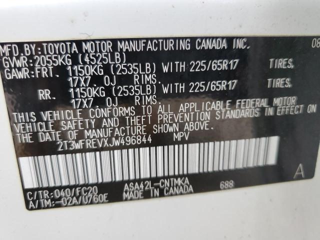 2018 TOYOTA RAV4 ADVEN - 2T3WFREVXJW496844