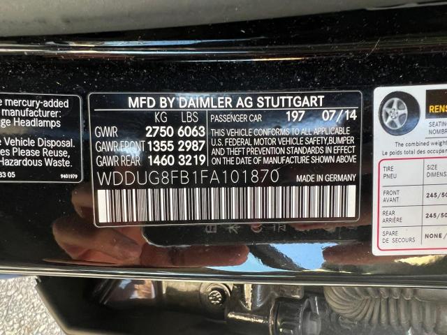 WDDUG8FB1FA101870 Mercedes-Benz S 550 4matic