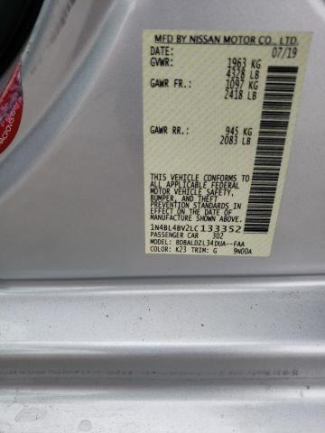 2020 NISSAN ALTIMA S - 1N4BL4BV2LC133352